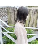 外ハネボブ/ボブ/切りっぱなしボブ/オリーブ