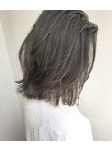 イメチェンモード外ハネミディアム
