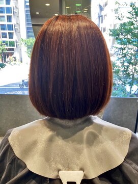 ヘアスタジオレイ(Hair Studio Ray) 切りっぱなしボブ×oggiotto付縮毛矯正