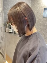 サンクプロジェクト(cinq PROJECT) ダブルカラーミルクティーベージュカラーケアブリーチ韓国ボブ