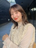 アンガーデン(Une GARDEN)&nbsp;くびレイヤー小顔似合わせカットフェミニンロングメルティカラー