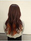 レイヤー×インナーカラー