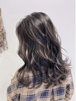 アース 川崎店(HAIR&MAKE EARTH) ダブルバングのスーパーロング/黒髪_髪質改善