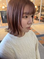 エイム ヘアメイク 横川店(eim HAIR MAKE) orange brown color