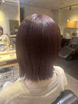 ベルプロッドバイアルター 千葉(bel. prod by aL-ter)&nbsp;【bel.高野】切りっぱなしボブ/美髪/ピンクブラウン/千葉