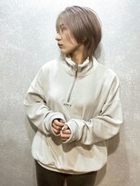 サニーサイドサロン(SUNNY SIDE SALON)&nbsp;ウルフ×ホワイトグレージュ