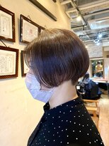 ココカラヘアー ニコ(cococara hair nico)&nbsp;刈り上げ/ショート/ボブ/ハイトーン/透明感/白髪染め/艶感