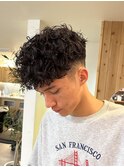 【oasisオグラ】スペインカールツーブロックパーマ