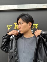 ライム(RHYME)&nbsp;センターパートリバースショート/10代/20代/メンズカット