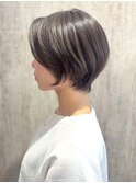【tetote門戸厄神/村山】小顔ショート/ニュアンスカラー
