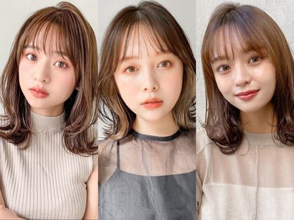 シルエット 美容室の写真