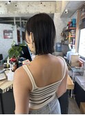 那覇美容室/おもろまち美容室/切りっぱなしボブ/ヘイリーボブ