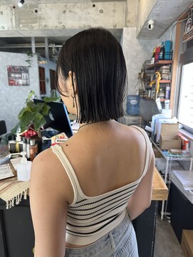 シールドヘアー 沖縄 新都心(C'LD Hair) 那覇美容室/おもろまち美容室/切りっぱなしボブ/ヘイリーボブ