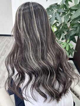 ベルヘアーデザイン 堺東(Belle hair Design) コントラストハイライト/外国人風/レイヤーカット/堺東