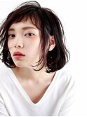 ■アシンメトリーくせ毛風耳かけふわミディMSLASH自由が丘20-6