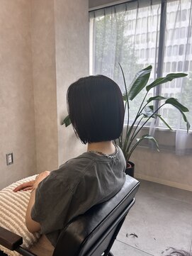 マイルームギンザ 銀座店(my room GINZA) 【ボブ×艶髪】ピンクブラウン　水素トリートメント　銀座