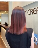 オックスクリエーション OX CREATION 桃山 ハイライトカラー/ボブ/ミディアム/ピンク/20代30代40代