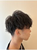 メンズショート×ツイストスパイラルパーマ