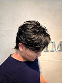 フェザーショート×インナーカラー