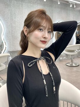 グロー オオミヤ アネックス 大宮(GLROW OMIYA ANNEX) 顔周りカット 前髪カット 韓国ヘア