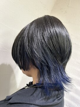 アジールヘア 池袋東口店(agir hair) ブリーチ＆ダブルカラーウルフカット襟足インナーカラー池袋東口