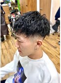 ダウンバングツイストスパイラルパーマ