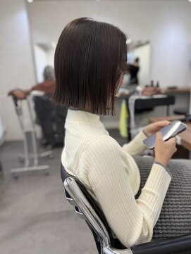 ◆◇20代30代40代５０代すっきり見える切りっぱなしボブ◇◆