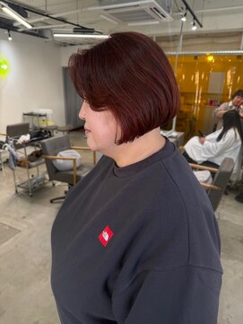 リンダ ルーナ(LINDA Luna) ボルドー/暖色/ボブ/秋冬カラー/札幌駅