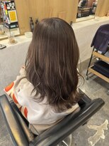 チャプター 問屋町(chapter)&nbsp;透明感ケアカラーブラウングレージュカラーレイヤーカット韓国