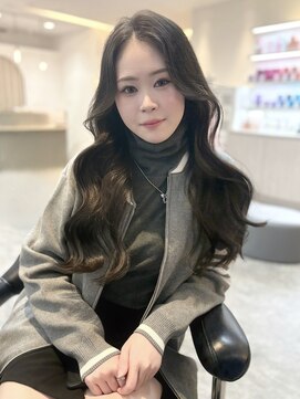 ジーナ 札幌(Zina) 韓国レイヤー/韓国ヘア/グレージュ