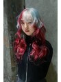 クペウ アエレ(cope'u aele) paleblue×winered roots color