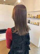 クララジャパン ナベシマ(CLALA JAPAN Nabeshima)&nbsp;縮毛矯正　質感ストレート　髪質改善カラー　顔まわり　ブリーチ