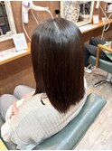 ミディアム縮毛矯正ストレートパーマ