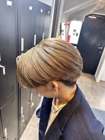 エスト ヘアー マール 横浜店(est hair mar) ベージュ前下りセンターパート