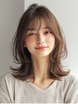 コトン ハナレ(COTON hanare) ミルクティーブロンド/ダークブルー/デジタルパーマ/人形町