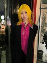 クペウイビ 心斎橋(cope'u yive)&nbsp;イエロー/ダブルカラー/ケアブリーチ/ブロンド/心斎橋