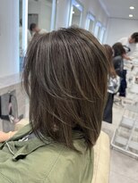 クレア 茅ヶ崎(CREA)&nbsp;白髪ぼかしハイライト/ハイライト/白髪ぼかし/細めハイライト