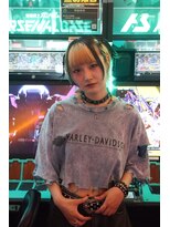 アンブル リュクス 池袋(amble luxe)&nbsp;インナーブロンド×ツインアレンジウルフ