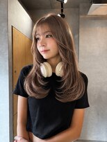 リット(lit)&nbsp;ミルクティーベージュ×ロングレイヤー