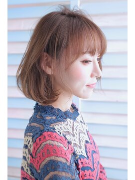 オウル(Owll) 【Owll】大人ふんわりボブ　小顔シースルーバング