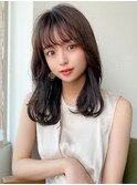 アフロートeri　大人かわいいセミロングヘア　まとまるヘア