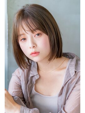 ロイジー(roijir) 【roijir 表参道】ナチュラル顎下ボブ×小顔シアーカラー
