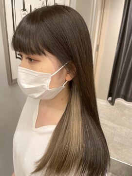 アヴァンス 京橋店(AVANCE) インナーカラーはハイトーンベージュに！ベースグレージュカラー