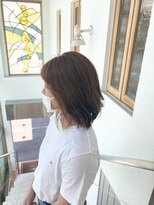 トップヘアー 中庄店(TOP HAIR fuapua)&nbsp;ナチュラルベージュカラー(インナーブリーチ歴あり)『Nao』