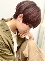 ドロップ(drop) マッシュショートカシスカラー〔表参道/青山/drop〕