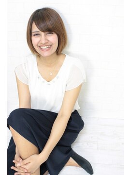 クート 北浦和(ku-to) 艶ボブ+イルミナカラー×髪質改善×北浦和×白髪染めでも◎