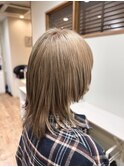ウルフ×ミルクティーベージュ