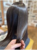 グレージュカラー+酸性髪質改善(酸性矯正)