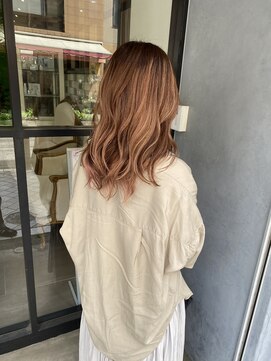 ネオリーブ ジューク 日吉店(Neolive JuQ) 【大人ハイライト☆】透明感ピンクグレージュ