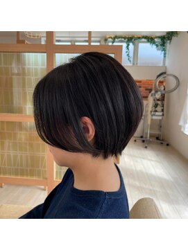 アドラーブル 長岡リップス旭岡店(adorable) ナチュラルハンサムショート×ダークトーン×20代30代